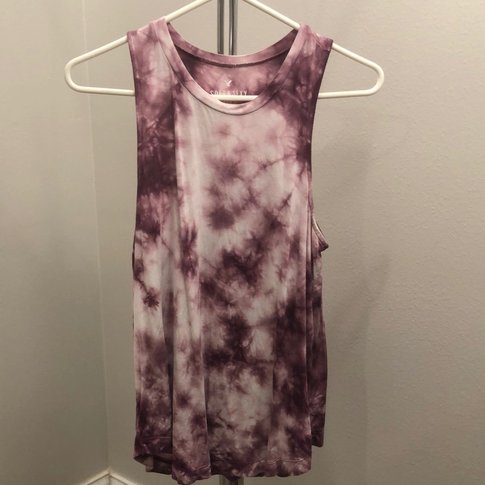 American Eagle Soft and Sexy Tie-Dye Tank Top